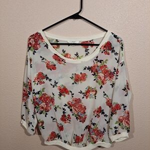 Floral Print Women's Top